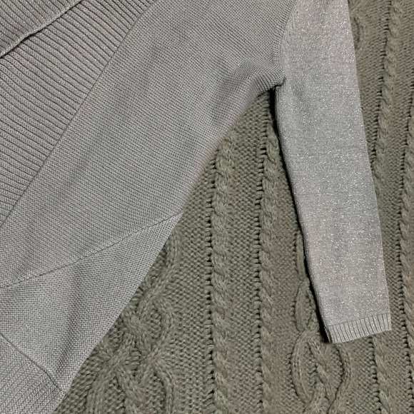 Banana Republic Gold Thread Holiday Cardigan - Picture 2 of 6